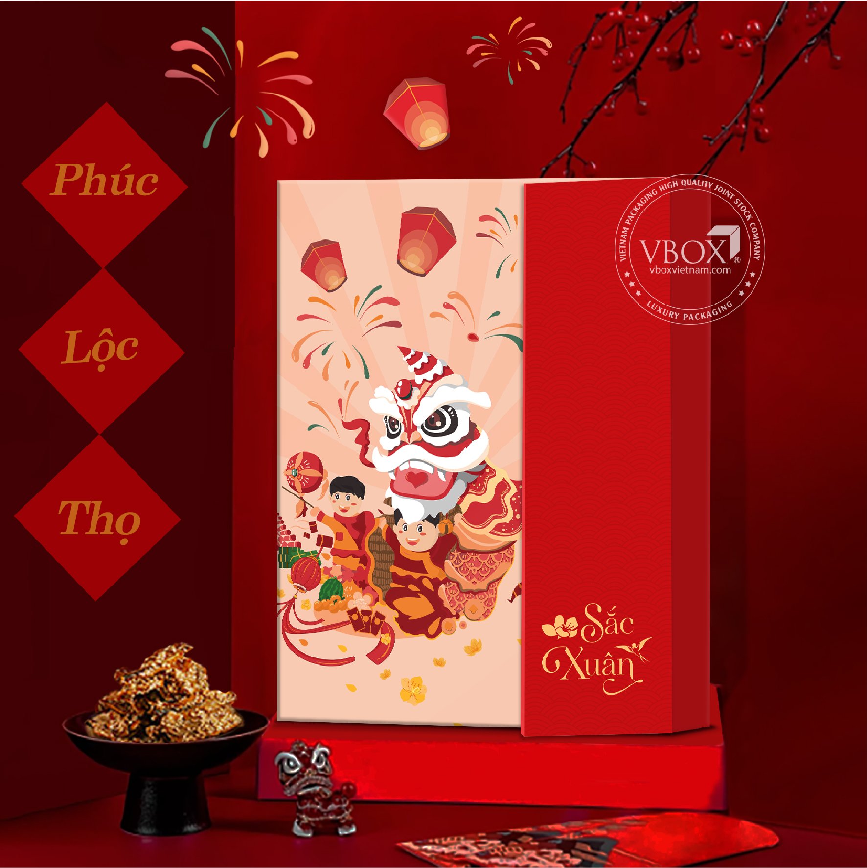 Hộp quà tết cao cấp - Bao Bì Cao Cấp VBOX - Công Ty Cổ Phần Bao Bì Cao Cấp Việt Nam